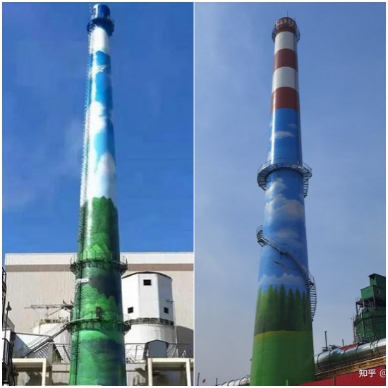 煙囪美化公司為城市換上新衣，重現生機！